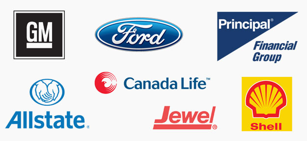 various client logos